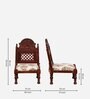 Atulya Sheesham Wood Dining Chair In Honey Oak Finish