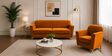 Augusta (3+1+1) Seater Sofa In Mustard Color
