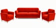Augusta (3+1+1) Seater Sofa In Orange Color