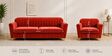 Augusta (3+1+1) Seater Sofa In Rose Color