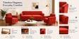 Augusta (3+1+1) Seater Sofa In Rose Color
