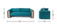 Aura 3 Seater Sofa in Blue Oasis Colour