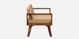 Aura Sheesham Wood 2 Seater Sofa In Honey Oak Finish