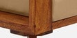 Aura Sheesham Wood 2 Seater Sofa In Honey Oak Finish