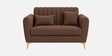 Aura 2 Seater Sofa In Brown Color
