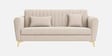 Aura 3 Seater Sofa In Beige Color