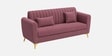 Aura 3 Seater Sofa In Onion Pink Color