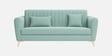 Aura 3 Seater Sofa In Sea Green Color