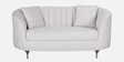 Jacinth Fabric 2 Seater Sofa In Cream Colour