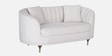 Jacinth Fabric 2 Seater Sofa In Cream Colour