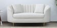 Jacinth Fabric 2 Seater Sofa In Cream Colour