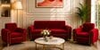 Austin (3+1+1) Sofa Set Sofa In Maroon Color