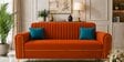 Austin 3 Seater Sofa In Orange Color