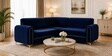 Austin 6 Seater Corner Sofa In Blue Color