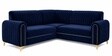 Austin 6 Seater Corner Sofa In Blue Color