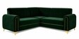 Austin 6 Seater Corner Sofa In Green Color
