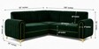 Austin 6 Seater Corner Sofa In Green Color