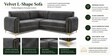 Austin 6 Seater Corner Sofa In Grey Color