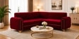 Austin 6 Seater Corner Sofa In Maroon Color