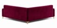 Austin 6 Seater Corner Sofa In Maroon Color