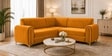 Austin 6 Seater Corner Sofa In Mustard Color