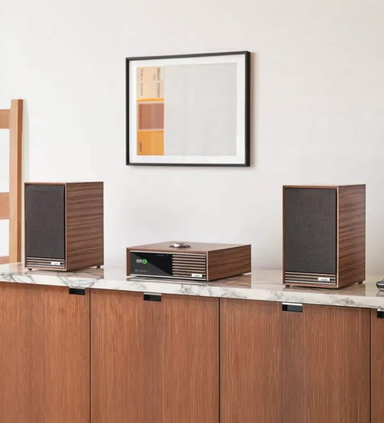 Audio Sabre-R Bookshelf Speakers, Fused Walnut Colour