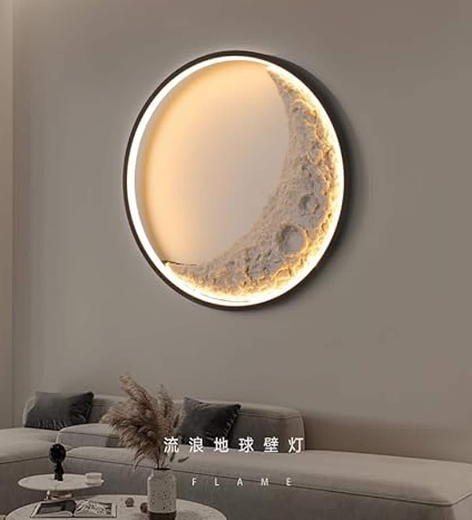 Aurora Halo Resin LED 16 inch Wall Sconce 3C Tri-Color
