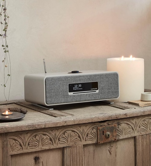 Audio R3S Compact Music System, Soft Grey Colour