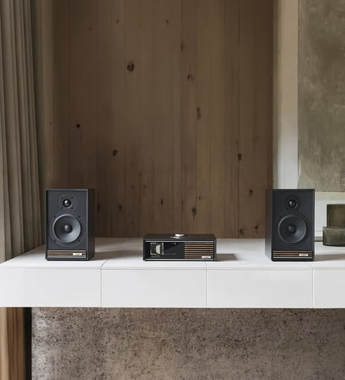 Audio Sabre-R Bookshelf Speakers, Charcoal Colour