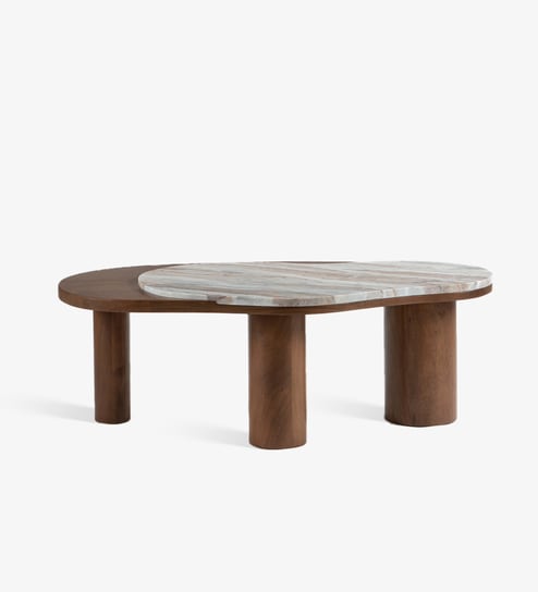 Aura Marble Coffee Table In Ipiano Finish