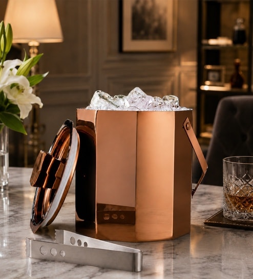 Rose Gold Aura Ice Bucket