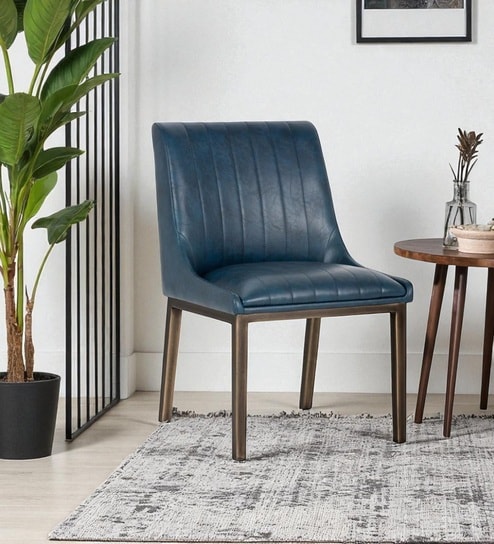 Aurelius Dining Chair in Blue Color