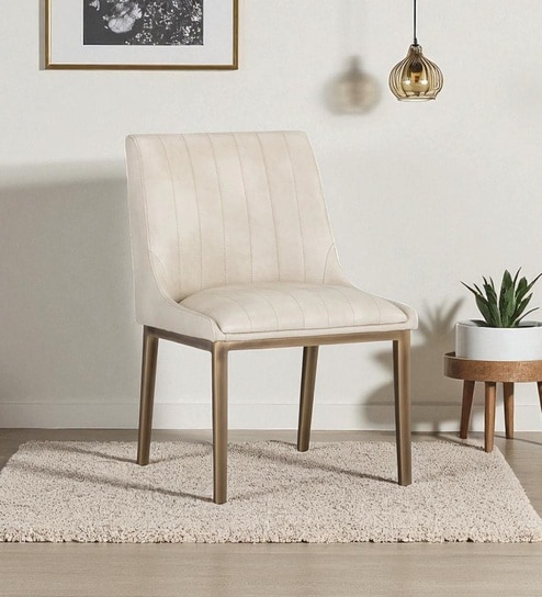 Aurelius Dining Chair in Cream Color