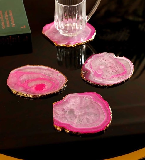 home4u Auris Agate Coaster Set Of 4-picture-32