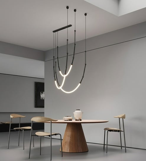 Aurora Arc 3C LED Smart Pendant Light for Dining Room