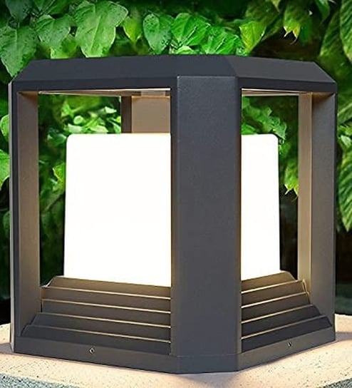 Aurora Cube Sand Black 11 inch Outdoor LED Wall Sconce