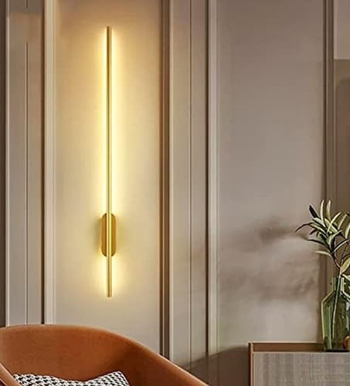 Aurora Gold Linear LED 23 Inch Wall Sconce 3C Tri-Colour
