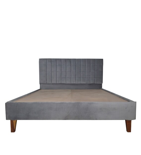Buy Austin Queen Bed in Grey Colour by Casacraft Online Transitional