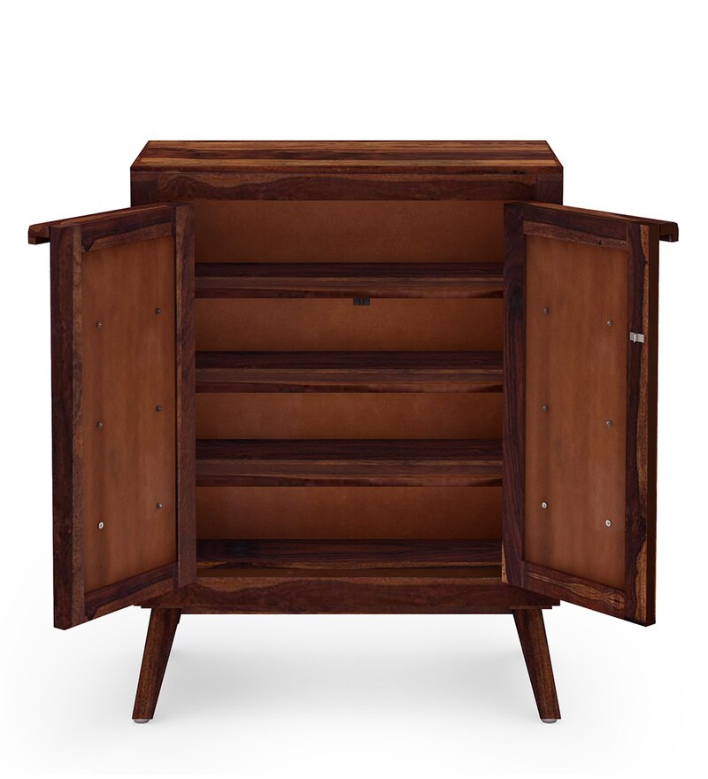 Buy Aura Solid Wood Shoe In Provincial Teak Finish By