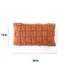 Auburn 100% Cotton 12X20 Inches Knitted Cushion Cover With Filler
