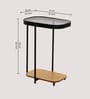 Auburn Metal End Table in Black Color