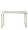 Auckland Study Table in Frosty White Colour