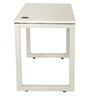 Auckland Study Table in Frosty White Colour