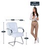 Audace Cantilever Chairs In White Colour
