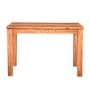 Audi Sheesham Wood 4 Seater Dining Table with Solid Wood Legs Natural Wood Grain Finish