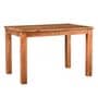 Audi Sheesham Wood 4 Seater Dining Table with Solid Wood Legs Natural Wood Grain Finish