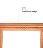 Audi Sheesham Wood 6 Seater Dining Table with Solid Wood Legs Natural Wood Grain Finish
