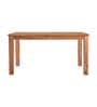 Audi Sheesham Wood 6 Seater Dining Table with Solid Wood Legs Natural Wood Grain Finish