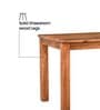 Audi Sheesham Wood 6 Seater Dining Table with Solid Wood Legs Natural Wood Grain Finish