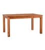 Audi Sheesham Wood 6 Seater Dining Table with Solid Wood Legs Natural Wood Grain Finish